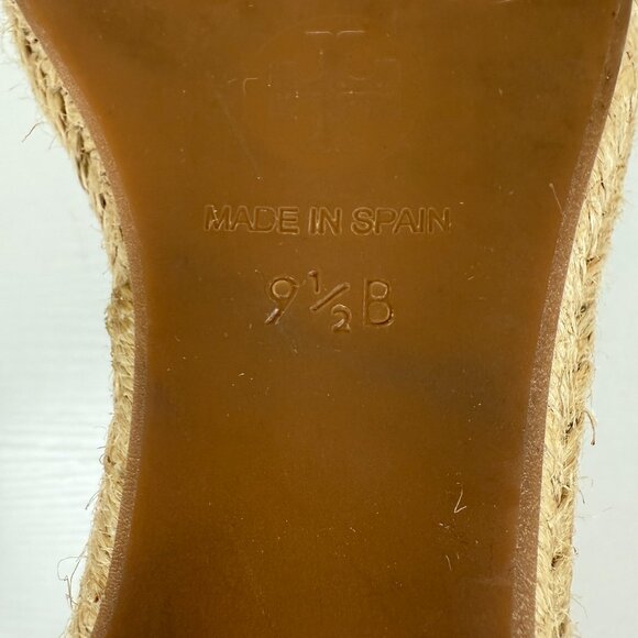EUC Tory Burch Jackie Espadrille Wedge - Picture 9 of 10